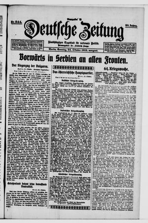 Deutsche Zeitung vom 24.10.1915