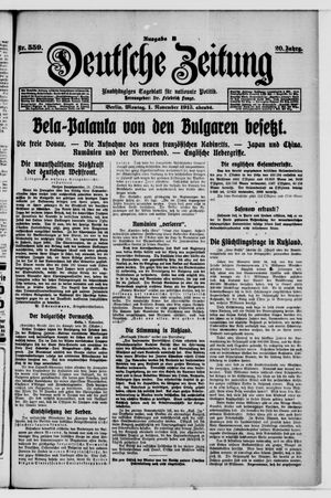 Deutsche Zeitung vom 01.11.1915