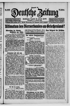 Deutsche Zeitung vom 25.11.1915
