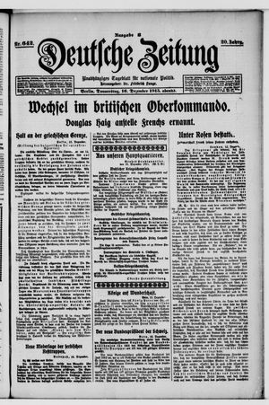 Deutsche Zeitung vom 16.12.1915