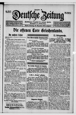 Deutsche Zeitung on Dec 19, 1915