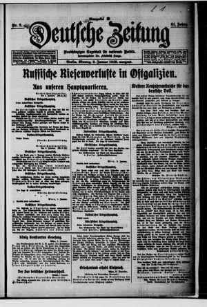 Deutsche Zeitung vom 03.01.1916