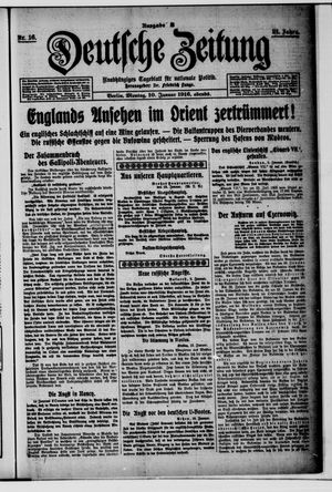 Deutsche Zeitung vom 10.01.1916