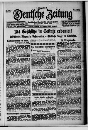Deutsche Zeitung vom 16.01.1916