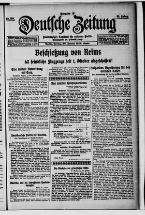 Deutsche Zeitung vom 28.01.1916