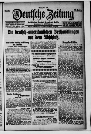 Deutsche Zeitung vom 02.02.1916