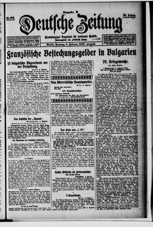 Deutsche Zeitung on Feb 6, 1916