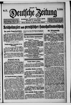 Deutsche Zeitung vom 13.02.1916