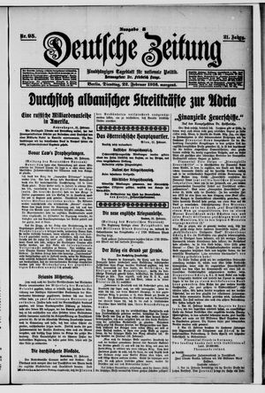 Deutsche Zeitung on Feb 22, 1916