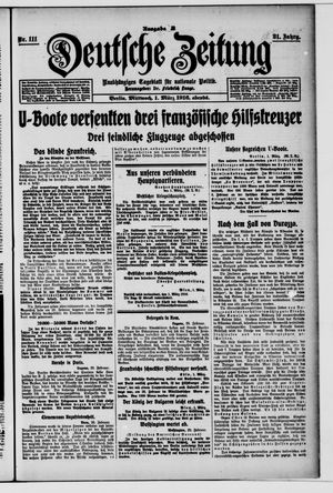 Deutsche Zeitung on Mar 1, 1916