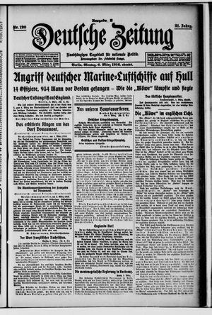 Deutsche Zeitung vom 06.03.1916