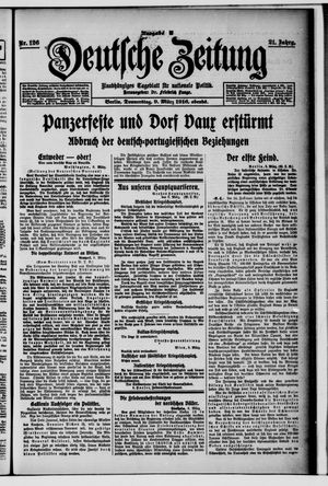 Deutsche Zeitung on Mar 9, 1916