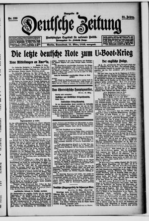 Deutsche Zeitung vom 11.03.1916