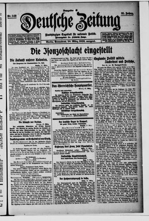 Deutsche Zeitung on Mar 18, 1916