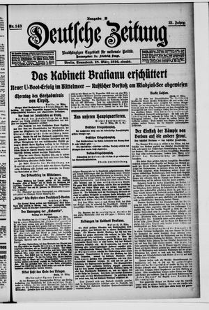 Deutsche Zeitung on Mar 18, 1916