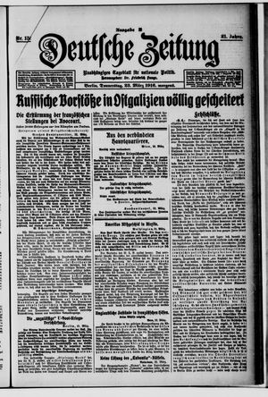 Deutsche Zeitung on Mar 23, 1916