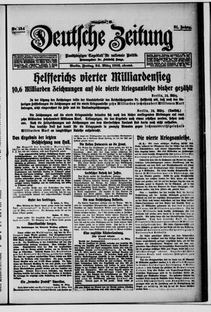 Deutsche Zeitung on Mar 24, 1916