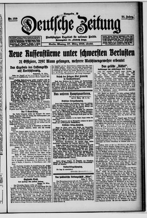 Deutsche Zeitung vom 27.03.1916