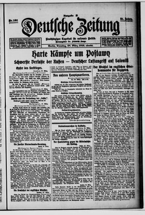 Deutsche Zeitung vom 28.03.1916