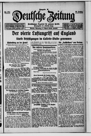 Deutsche Zeitung vom 04.04.1916