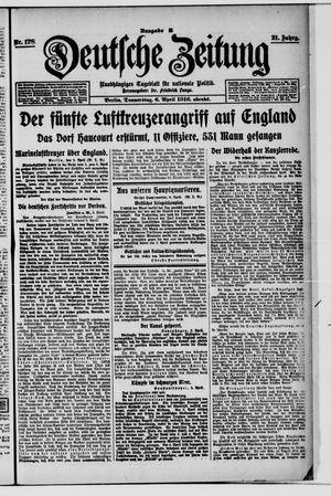 Deutsche Zeitung vom 06.04.1916