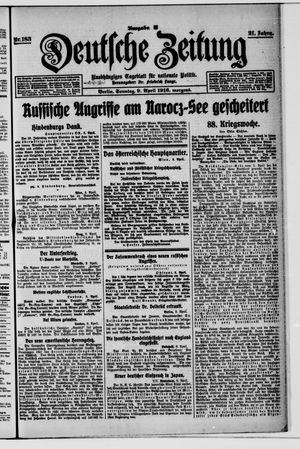 Deutsche Zeitung vom 09.04.1916