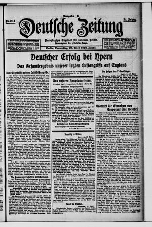 Deutsche Zeitung on Apr 20, 1916