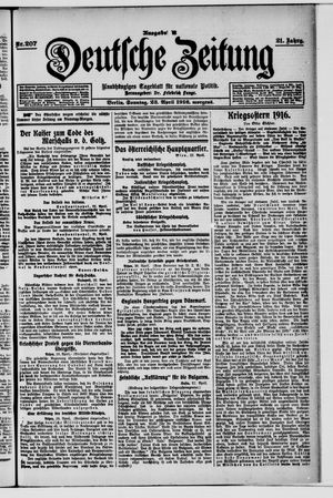 Deutsche Zeitung vom 23.04.1916