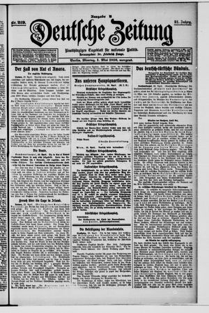 Deutsche Zeitung on May 1, 1916