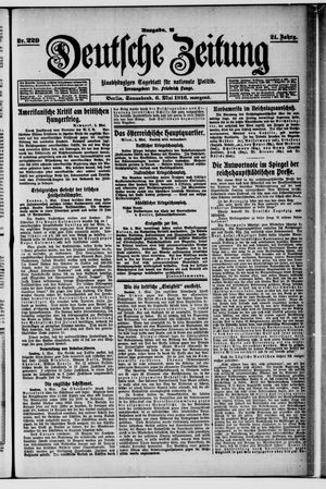 Deutsche Zeitung vom 06.05.1916