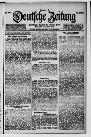 Deutsche Zeitung vom 14.05.1916