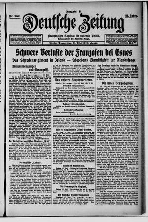 Deutsche Zeitung vom 18.05.1916