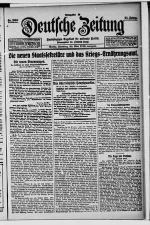 Deutsche Zeitung on May 23, 1916