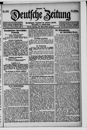 Deutsche Zeitung vom 26.05.1916