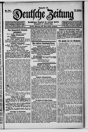 Deutsche Zeitung vom 29.05.1916