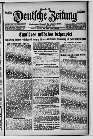 Deutsche Zeitung vom 29.05.1916