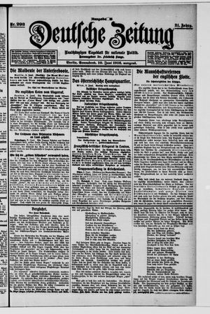 Deutsche Zeitung vom 10.06.1916