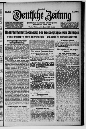 Deutsche Zeitung vom 21.06.1916