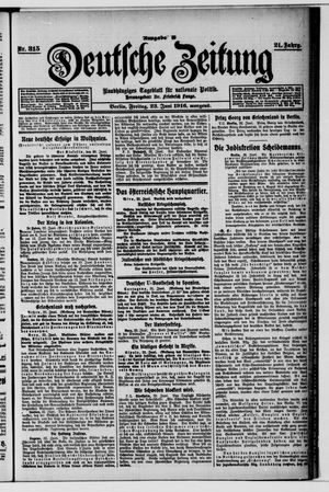 Deutsche Zeitung vom 23.06.1916