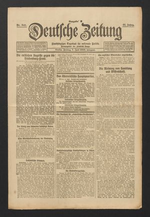 Deutsche Zeitung vom 07.07.1916