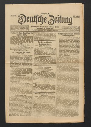 Deutsche Zeitung vom 13.07.1916