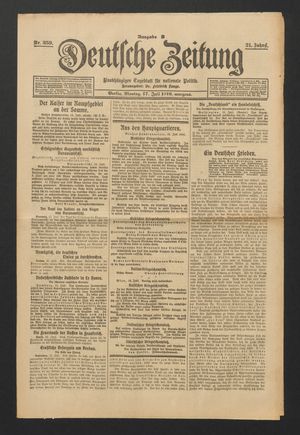 Deutsche Zeitung vom 17.07.1916