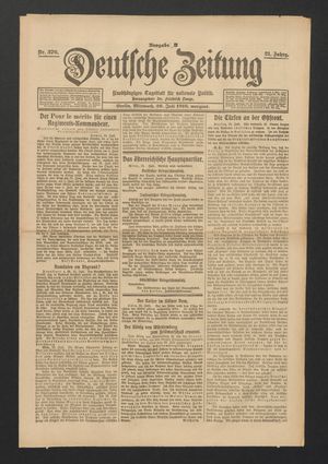 Deutsche Zeitung vom 26.07.1916