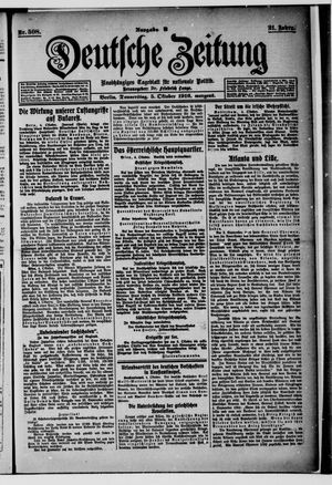 Deutsche Zeitung vom 05.10.1916