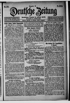 Deutsche Zeitung vom 06.10.1916
