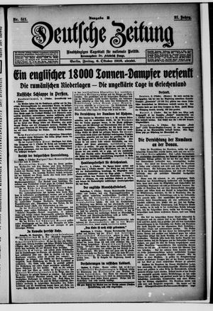 Deutsche Zeitung vom 06.10.1916