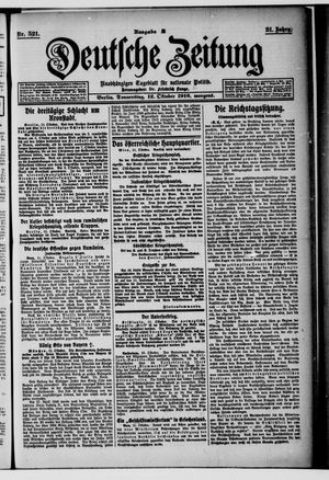 Deutsche Zeitung vom 12.10.1916