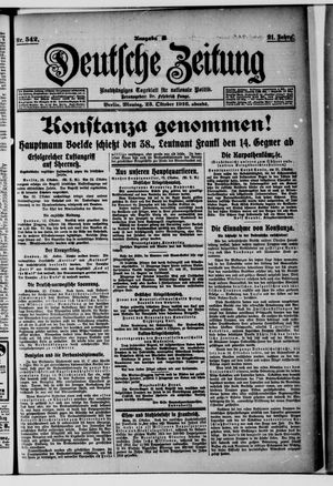 Deutsche Zeitung vom 23.10.1916