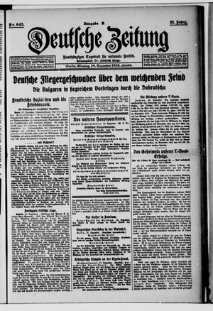 Deutsche Zeitung vom 18.12.1916