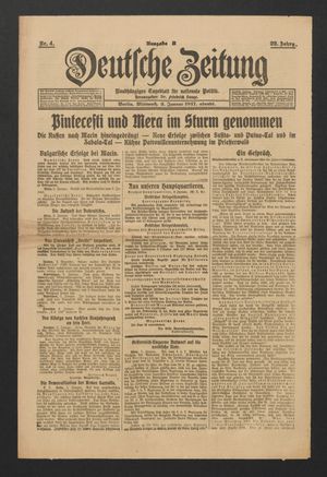 Deutsche Zeitung vom 03.01.1917